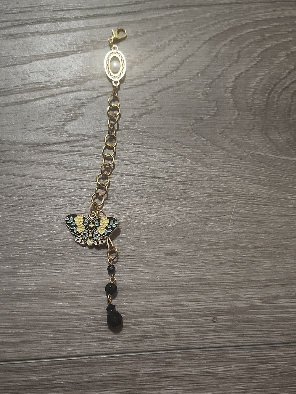 Handcrafted LUNA MOTH Enchantment Zipper Pull/bagcharm